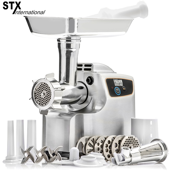 Electric Meat Grinder STX International Magnum 1800W Patented Air Cooling 892198000272 eBay